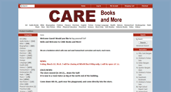 Desktop Screenshot of carebooksandmore.com